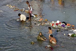 <p>The Ganga is India&#8217;s holiest but dirtiest river; government efforts to clean it up have so far failed to deliver (Photo courtesy of New Delhices)</p>