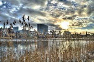 <p>Copenhagen will save US$1.2 billion by implementing a flood adaptation plan which includes using green spaces and car parks as temporary floodwater-storage areas (Photo by Valerio Fuoglio)</p>