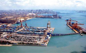 <p>China will build more giant ports like this one in Guangdong in Africa and Asia (Image by baike)</p>