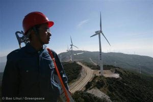 <p>Wind and solar energy that must be deployed on a much bigger scale if China is to make big cuts in its carbon emissions.</p>