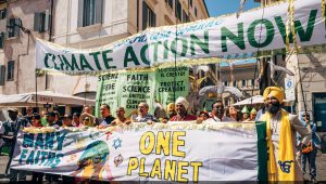 <p>EcoSikh climate march in Rome (Photo by EcoSikh)</p>