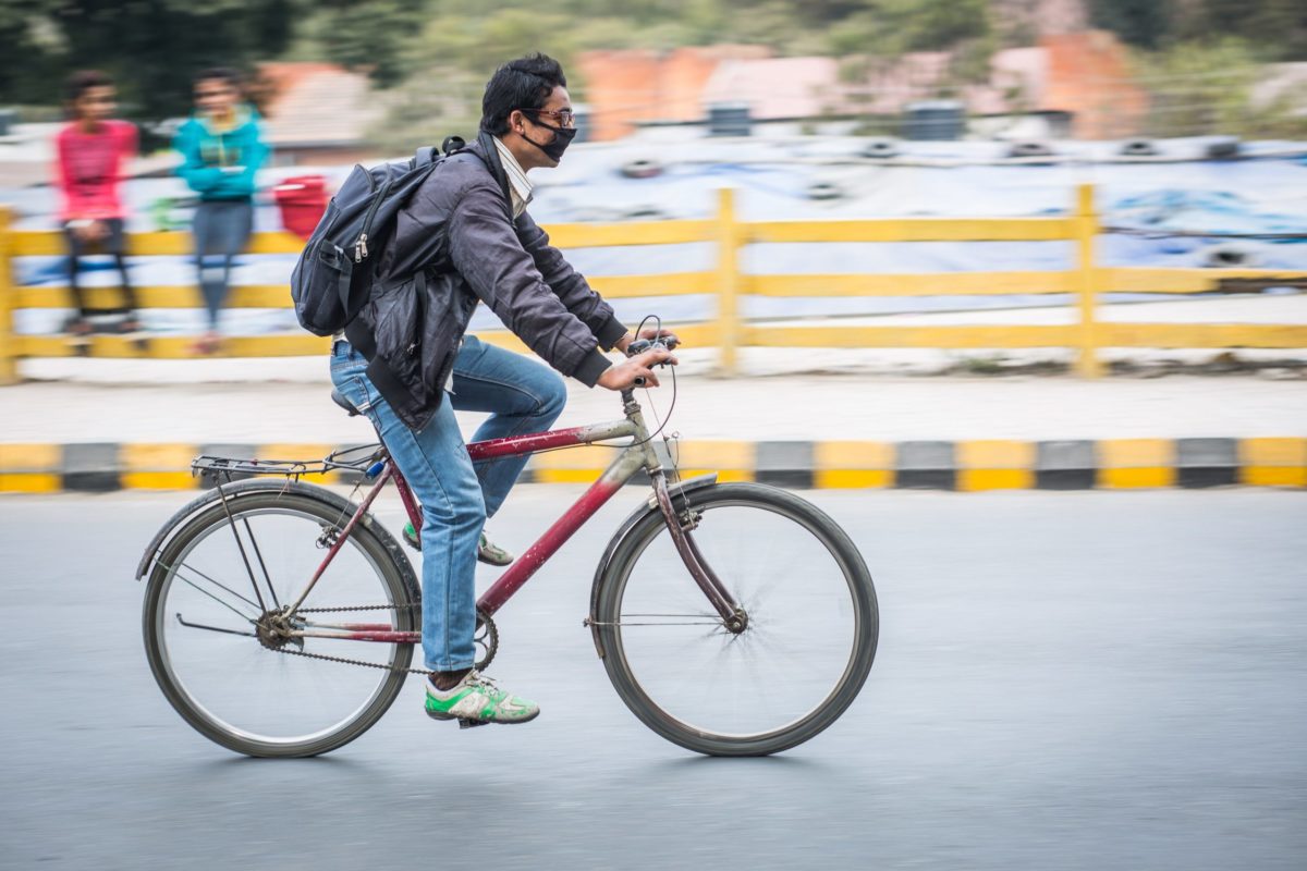 Some people have embraced alternative means of transportation. The number of cyclists in Kathmandu has increased in the wake of fuel shortages.