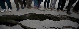 <p>A road near the epicentre of the January 4 Manipur quake [Image by Yambem Laba]</p>