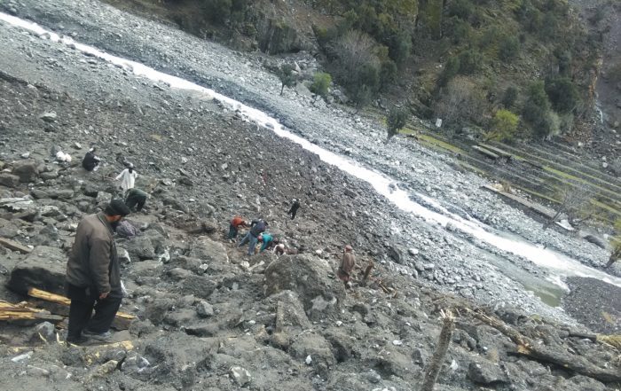Othar-Nala where 25 people were buried in the landslide