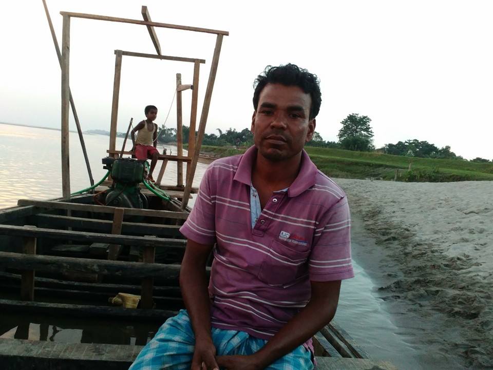 <p>Abdul Mazid, the boatman on Assam that so many trust [image by Teresa Rehman]</p>