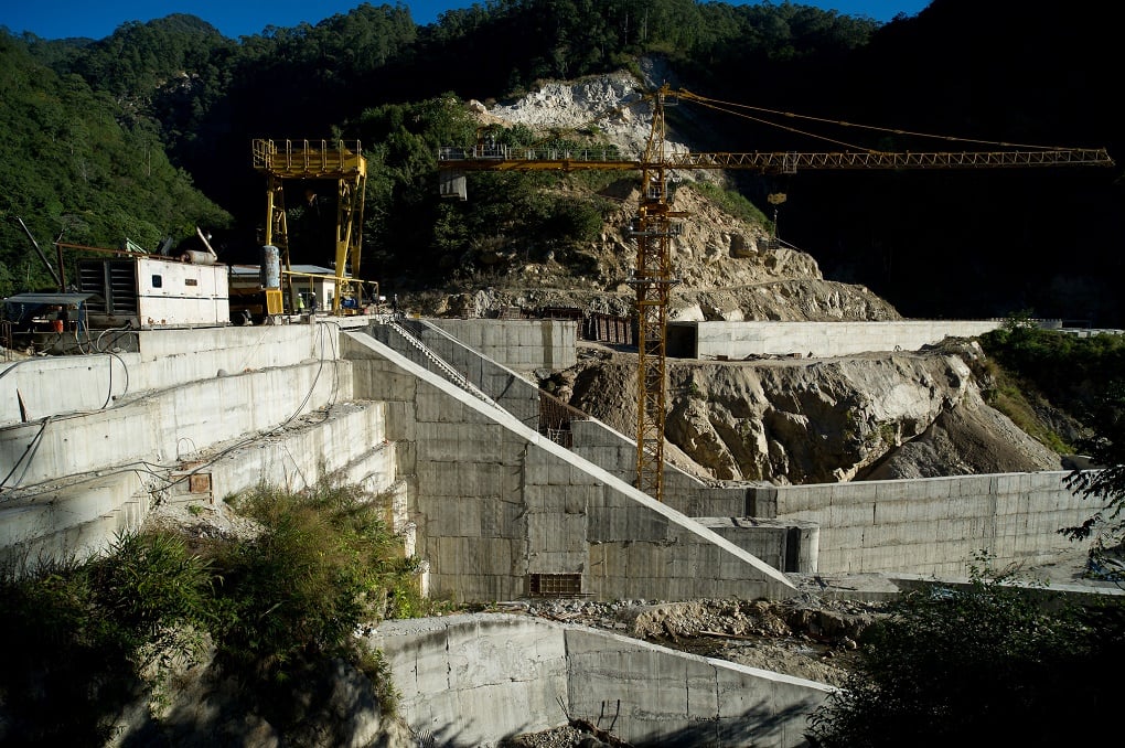 <p>The Dagachu hydropower project being constructed [image by Asian Development Bank]</p>
