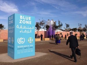 <p>Entrance to COP22 [image by Takver]</p>