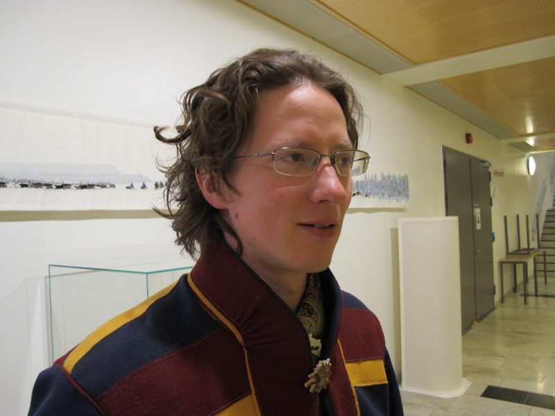 Aslak Holmberg who is a member of the Sámi, an indigenous people living in the Arctic region