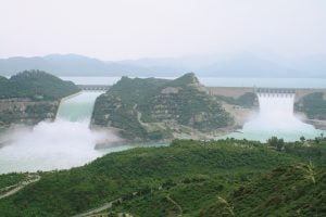<p>The original Tarbela dam, completed in 1977, submerged 120 villages [image: courtesy the Water and Power Development Authority, Pakistan]</p>