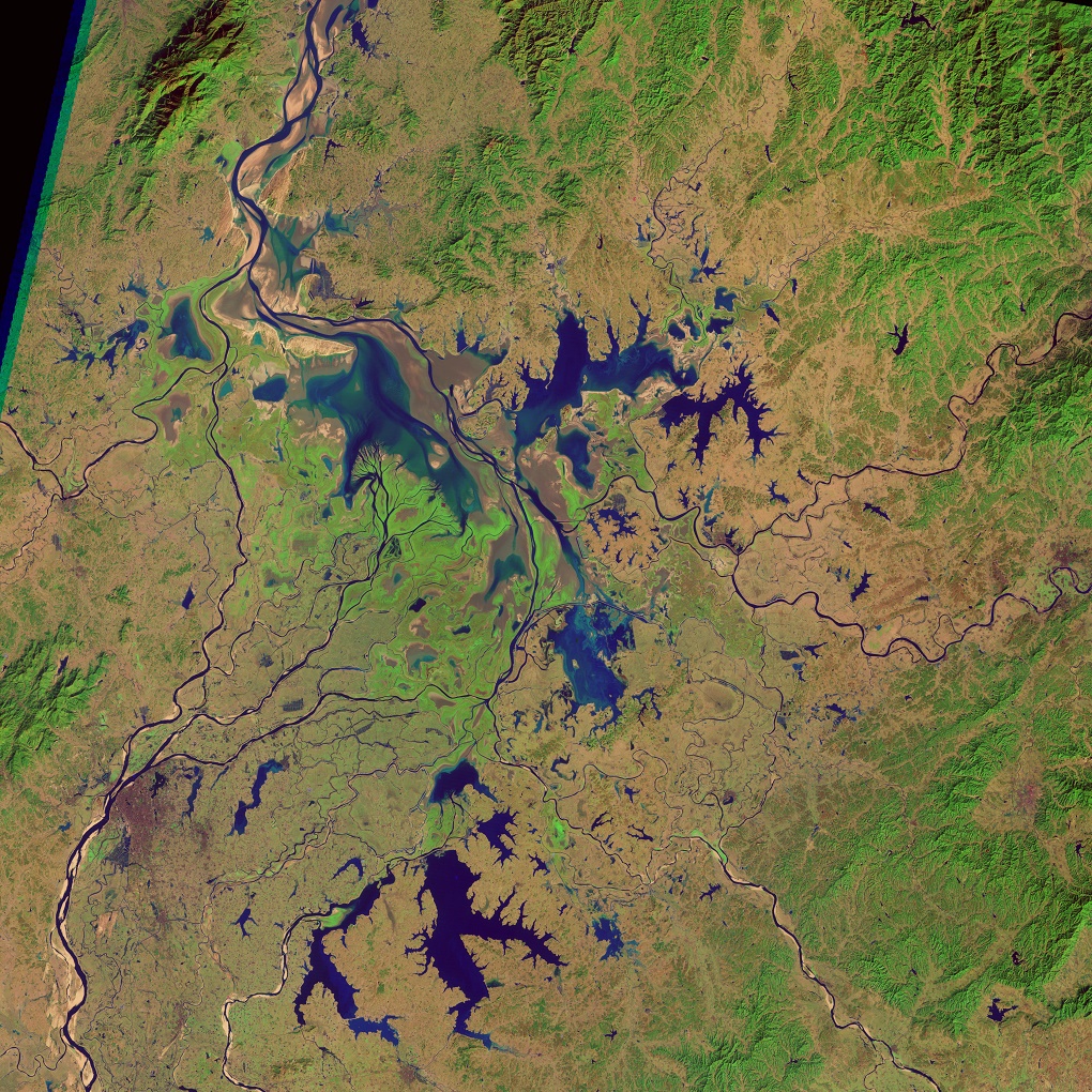 Poyang lake in 1995
