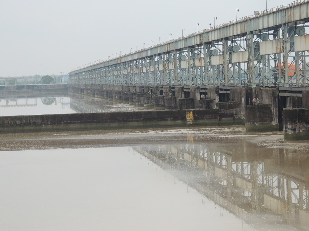 Gajaldoba barrage in West Bengal