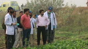 Noor Ul Amin Mengal, the director general of the Punjab Food Authority, in t-shirt and jeans, supervising inspections [image courtesy: Punjab Food Authority]