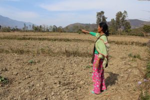 <p>Hmouki, a farmer in Manipur,  is worried about feeding her family during the dry season [image by: by Ninglun Hanghal]</p>