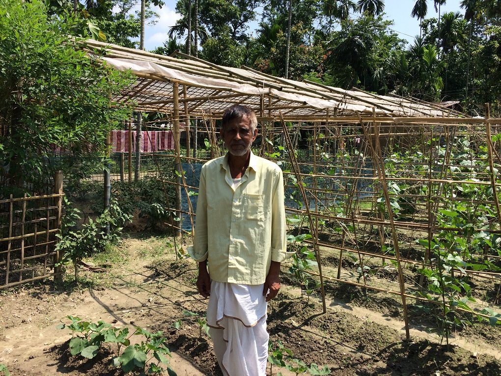 <p>Harendra Neog is considered one of the most innovative farmers in his village [image by: Azera Parveen Rahman]</p>