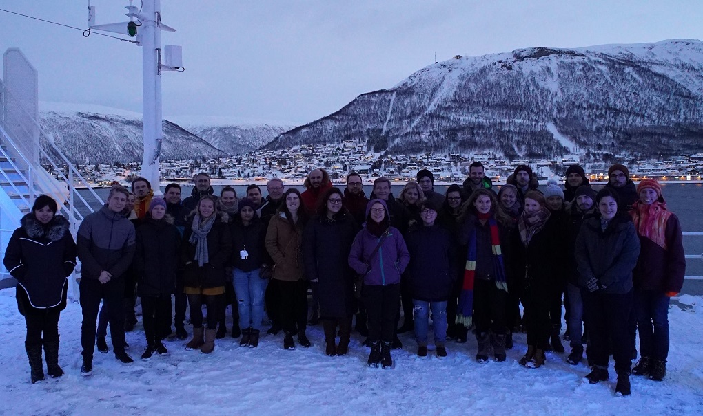 <p>The group of emerging leaders at Tromso, Norway, with Jadhav 5th from right, first row [image by: Pål Brekke]</p>