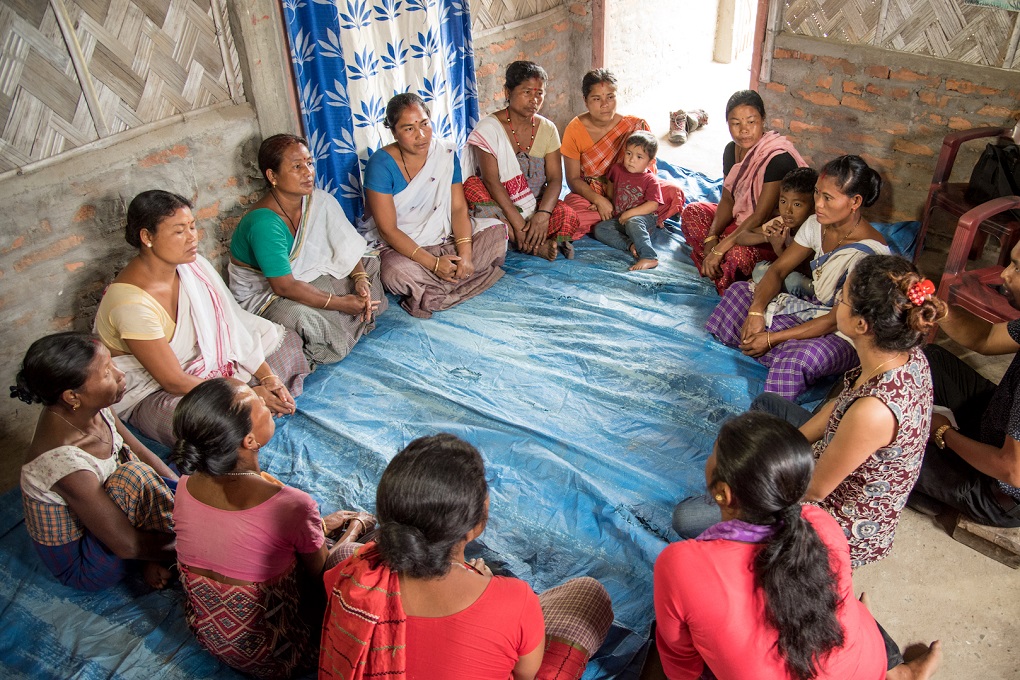 Women Water Users’ Group of Joinpur Village in a meeting 