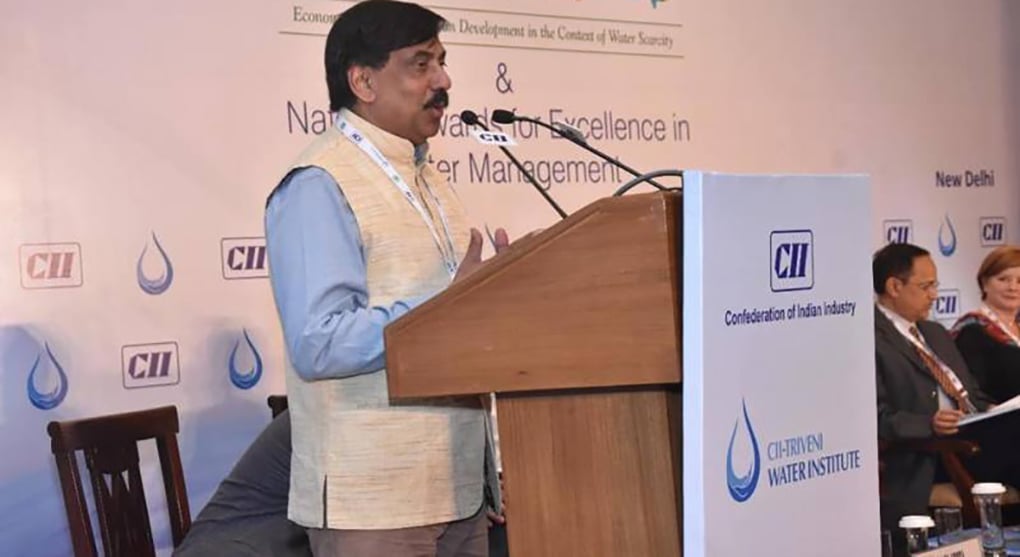 Upendra Prasad Singh, the Union Secretary for Water Resources [image courtesy: Jal Shakti Ministry]