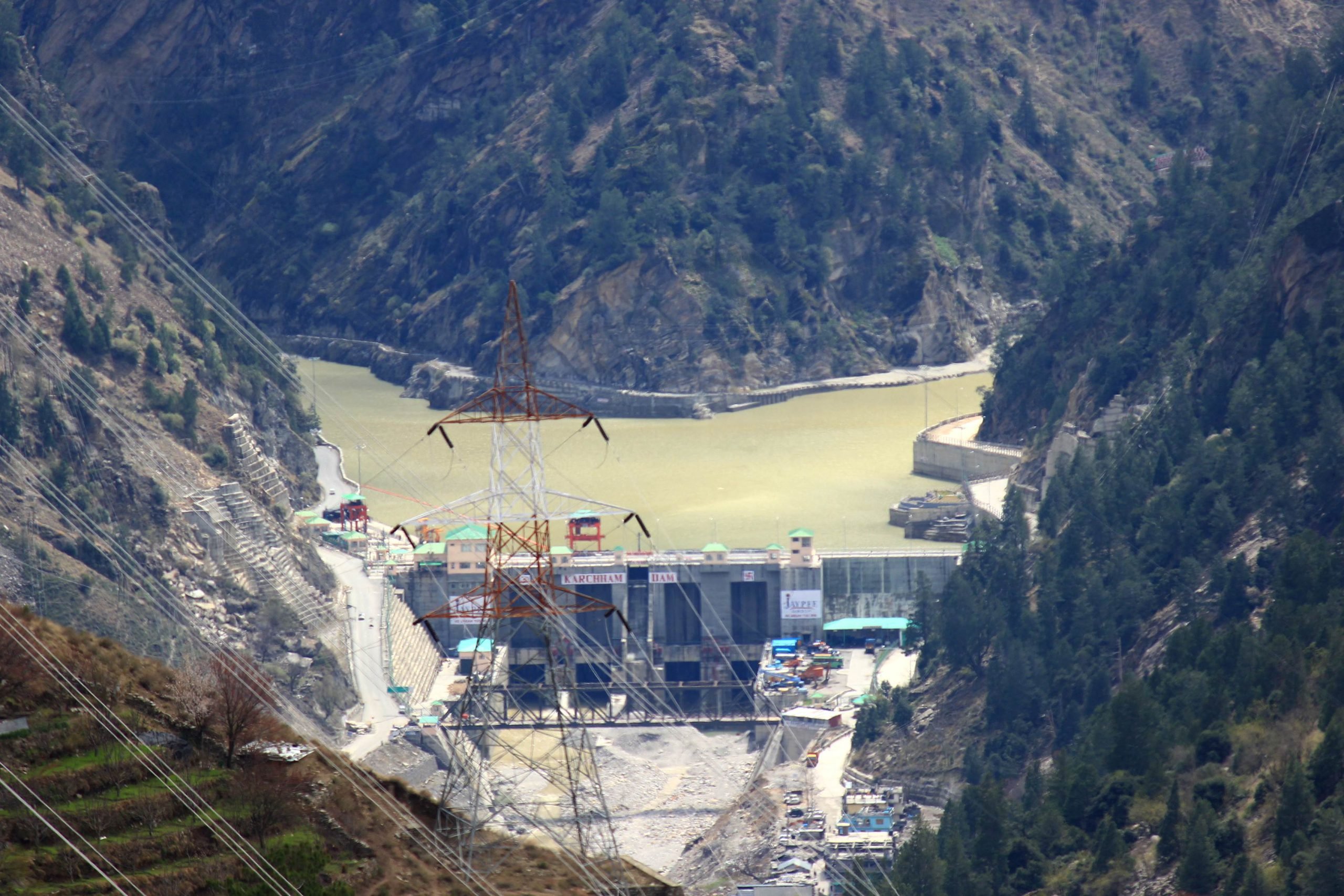 <p>The Karcham Wangtoo hydropower project site at Kinnaur district, Himachal Pradesh , India [Image by: Wikimedia Commons]</p>