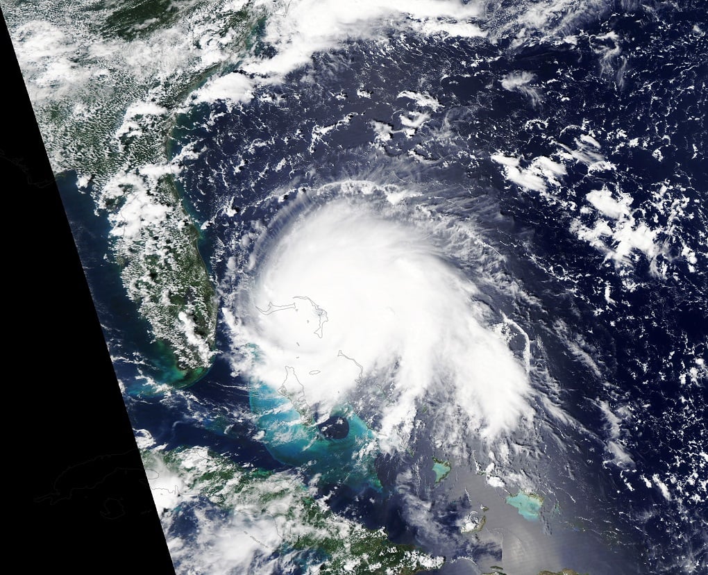 Hurricane Dorian paused over the Bahamas on September 1, 2019