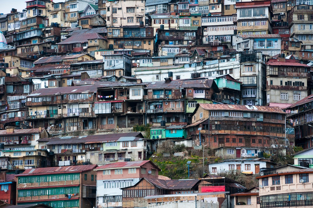 slum dwellers, Shimla, Himachal Pradesh, India