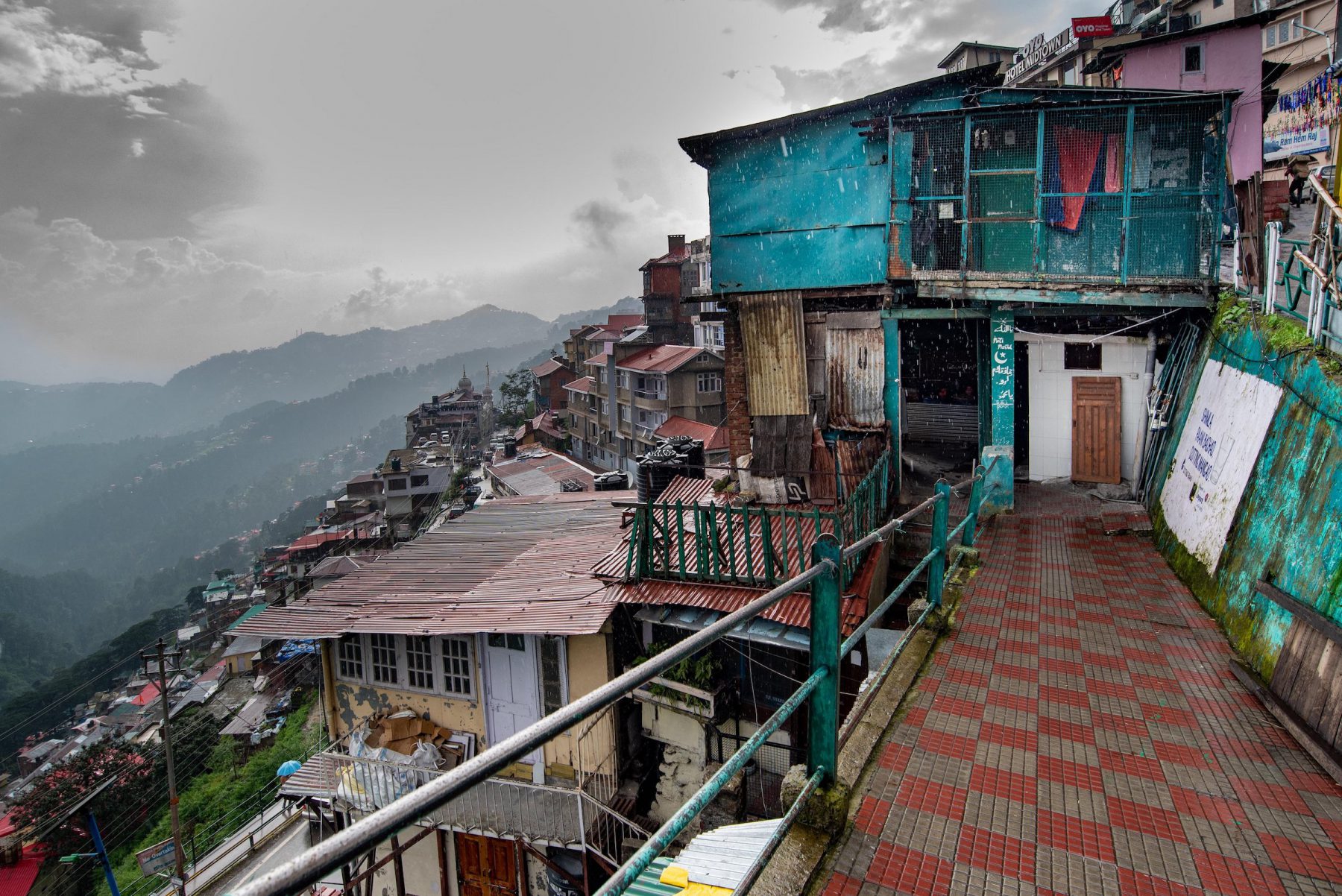 slums in Ganj Road, Shimla