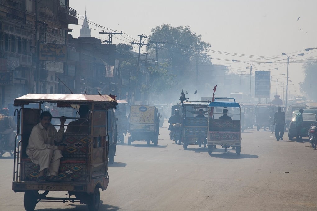 Low-quality fuel is one of the reasons behind air pollution in Pakistan's cities [image: Alamy]