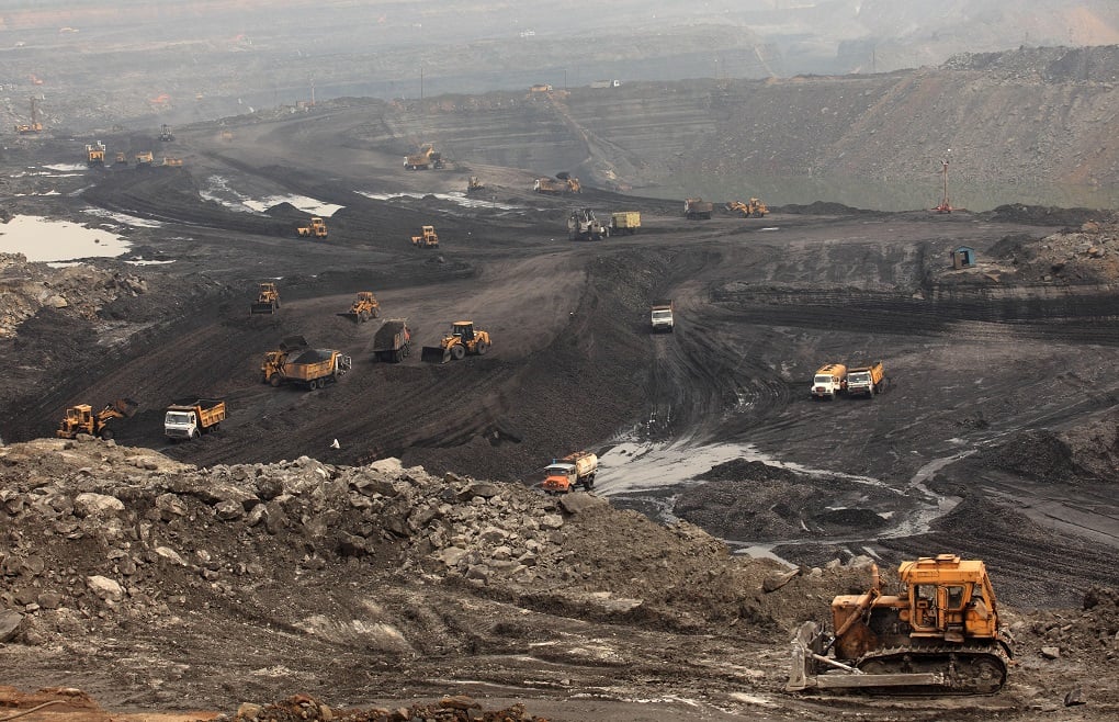 Open-cast coal mines of the Mahanadi Coal Fields Limited at Jharsuguda, Orissa [image: Alamy] 