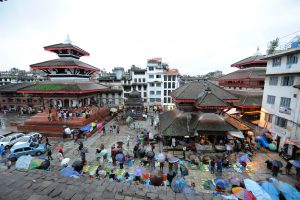 <p>There could be more muddy rain in the future, scientists say, as climate change makes wind patterns more erratic and unpredictable [Kathmandu image by: Alamy]</p>
