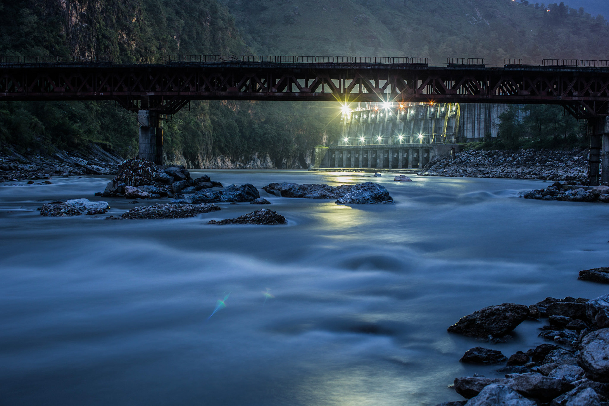 The Kali Gandaki dam