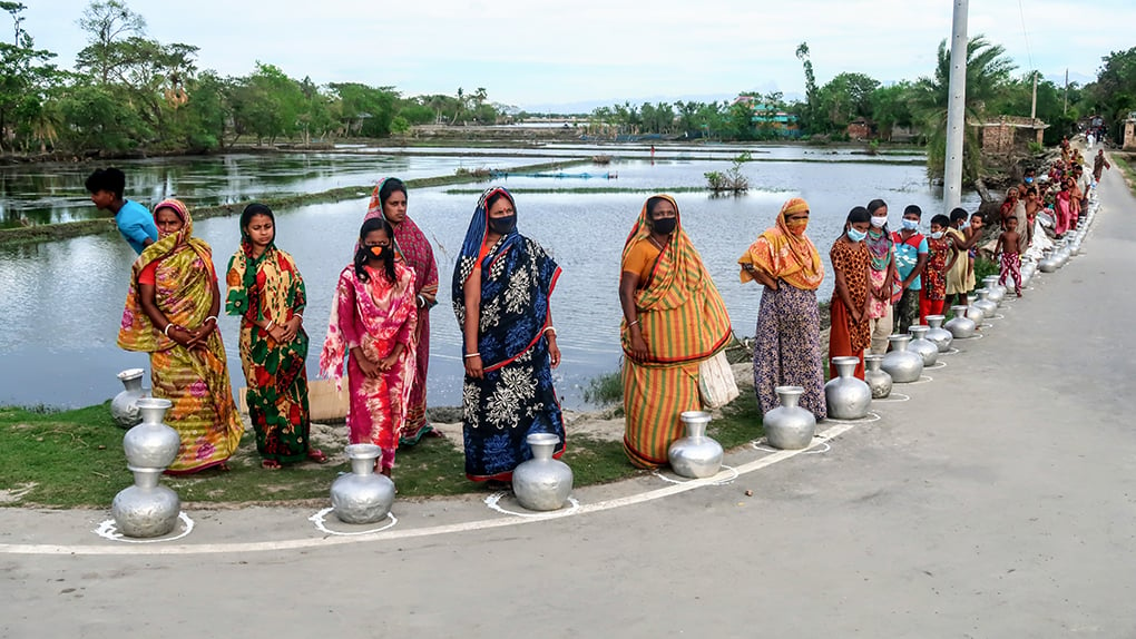 Bangladesh cyclone drinking water