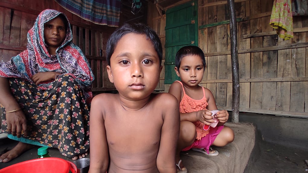 Bangladesh cyclone child trauma