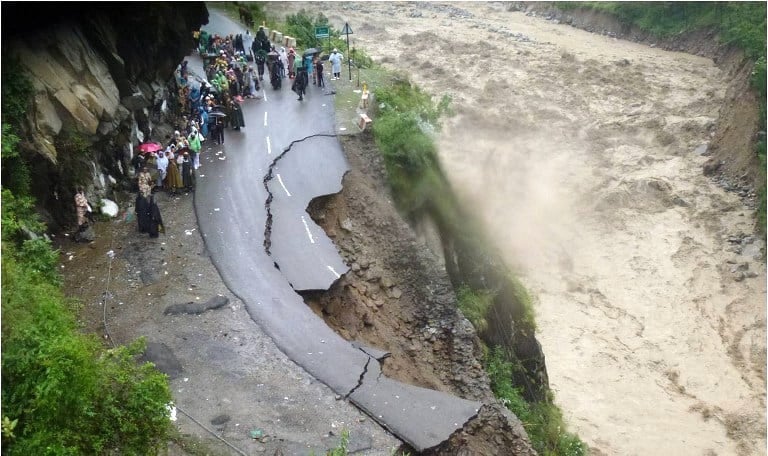 Landslide, Himalayas, AFP/Indian Army