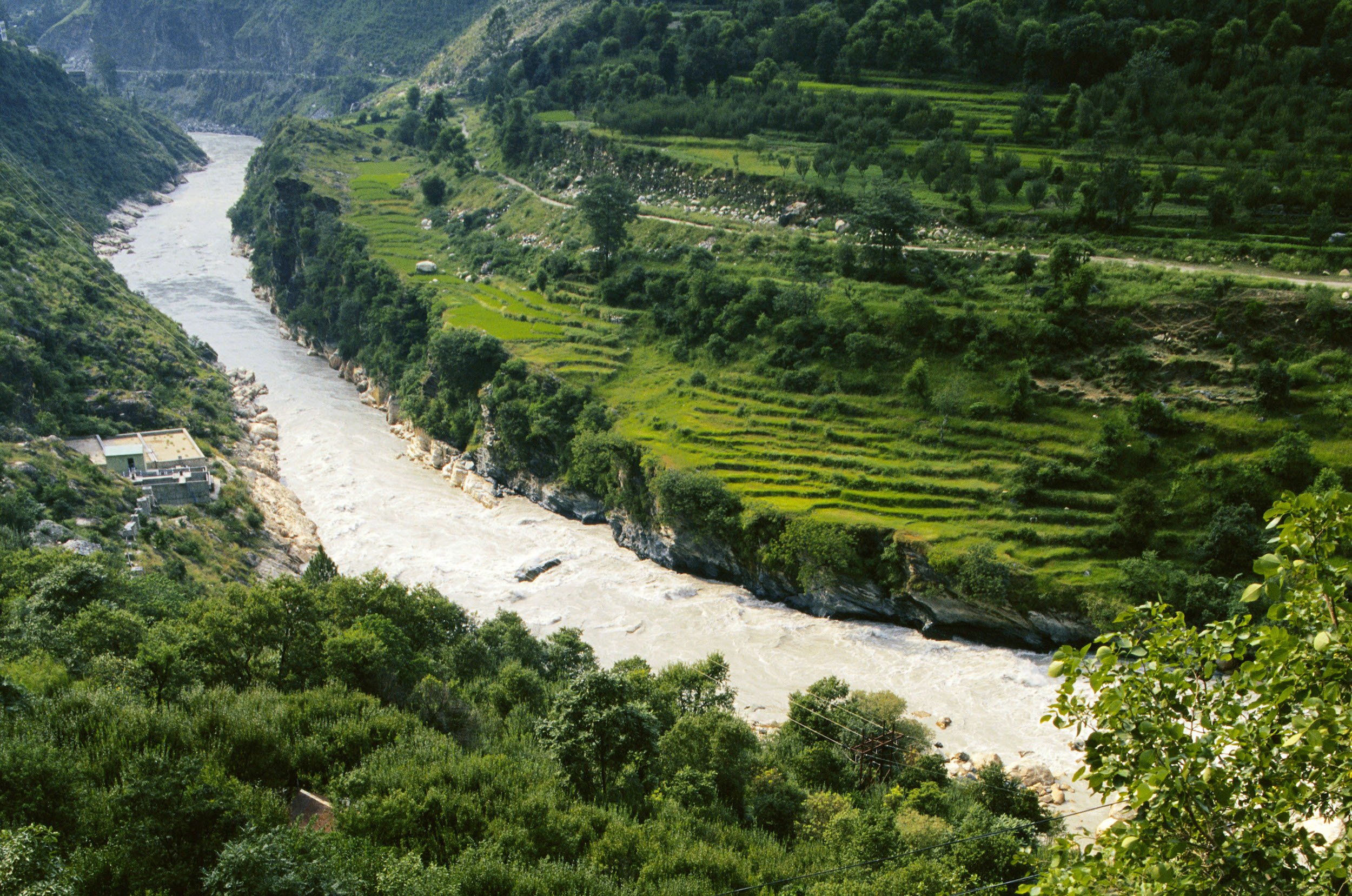The Sutlej river, Himachal Pradesh