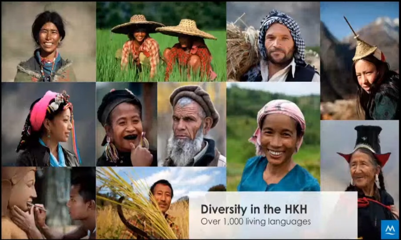 Diversity in the HKH. Over 1000 living languages