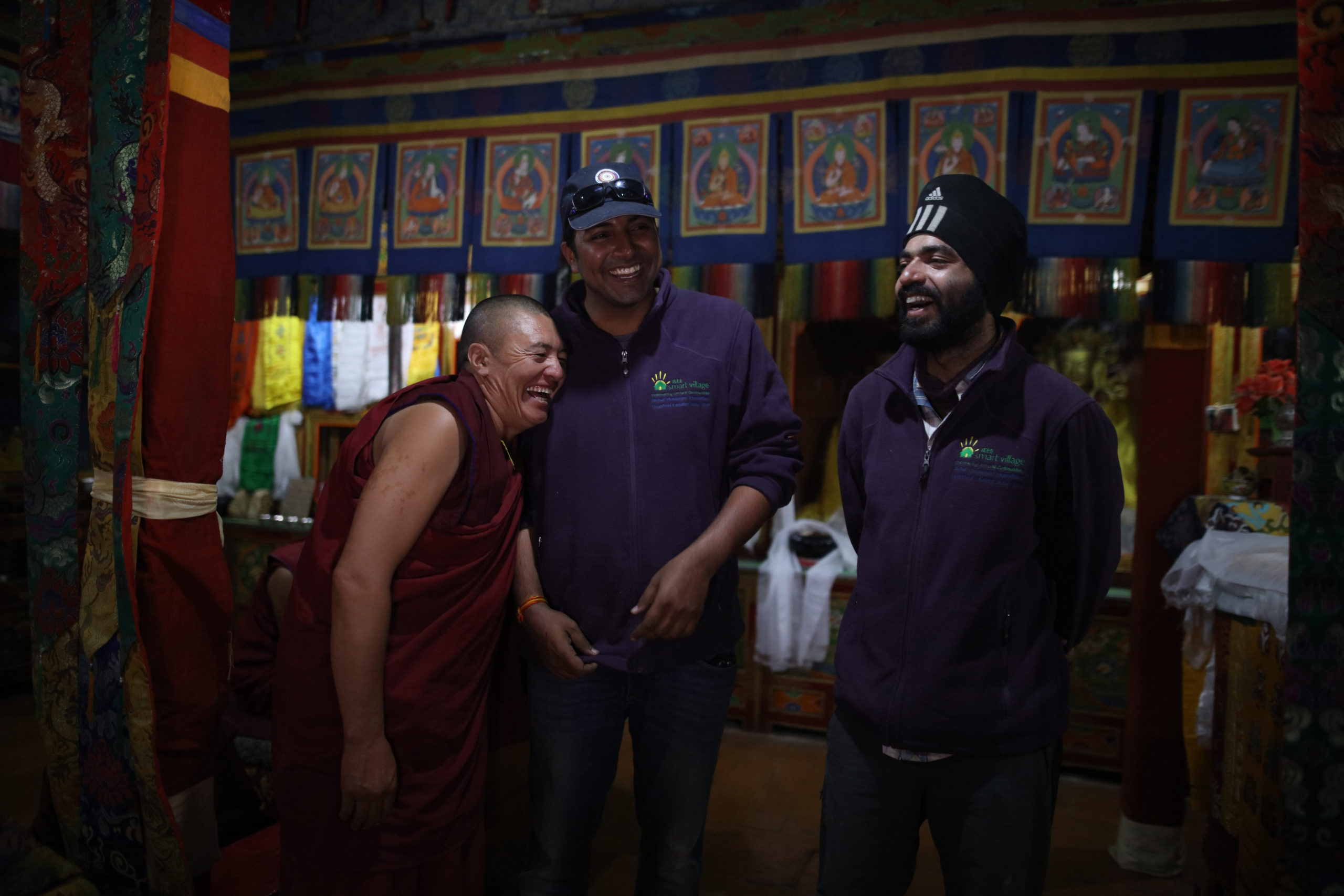 Founder Paras Loomba and COO Jaideep Bansal at Lingshed monastery in Ladakh in 2016