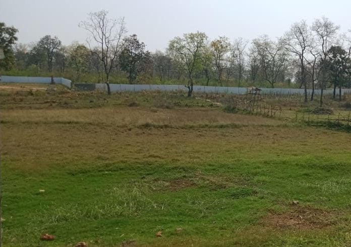 fenced land, Chhattisgarh, India, Rajim Kewas