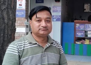 Prakash Amatya, Aerosan Toilets’s country representative for Nepal