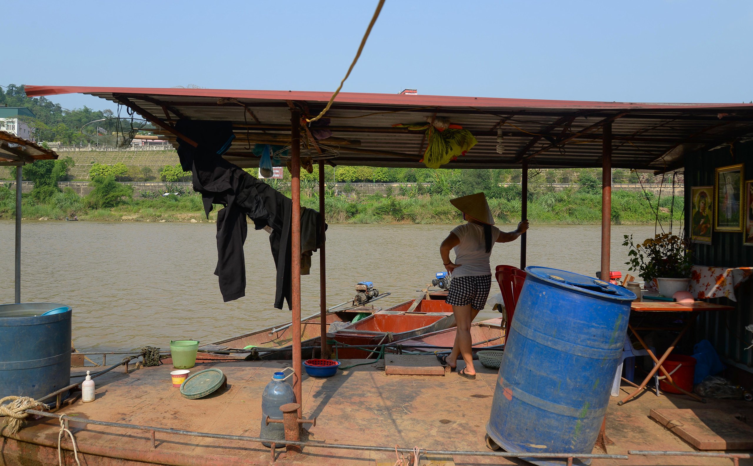 Fish catches have declined on the Red River in Lao Cai, Vietnam, Linh Pham