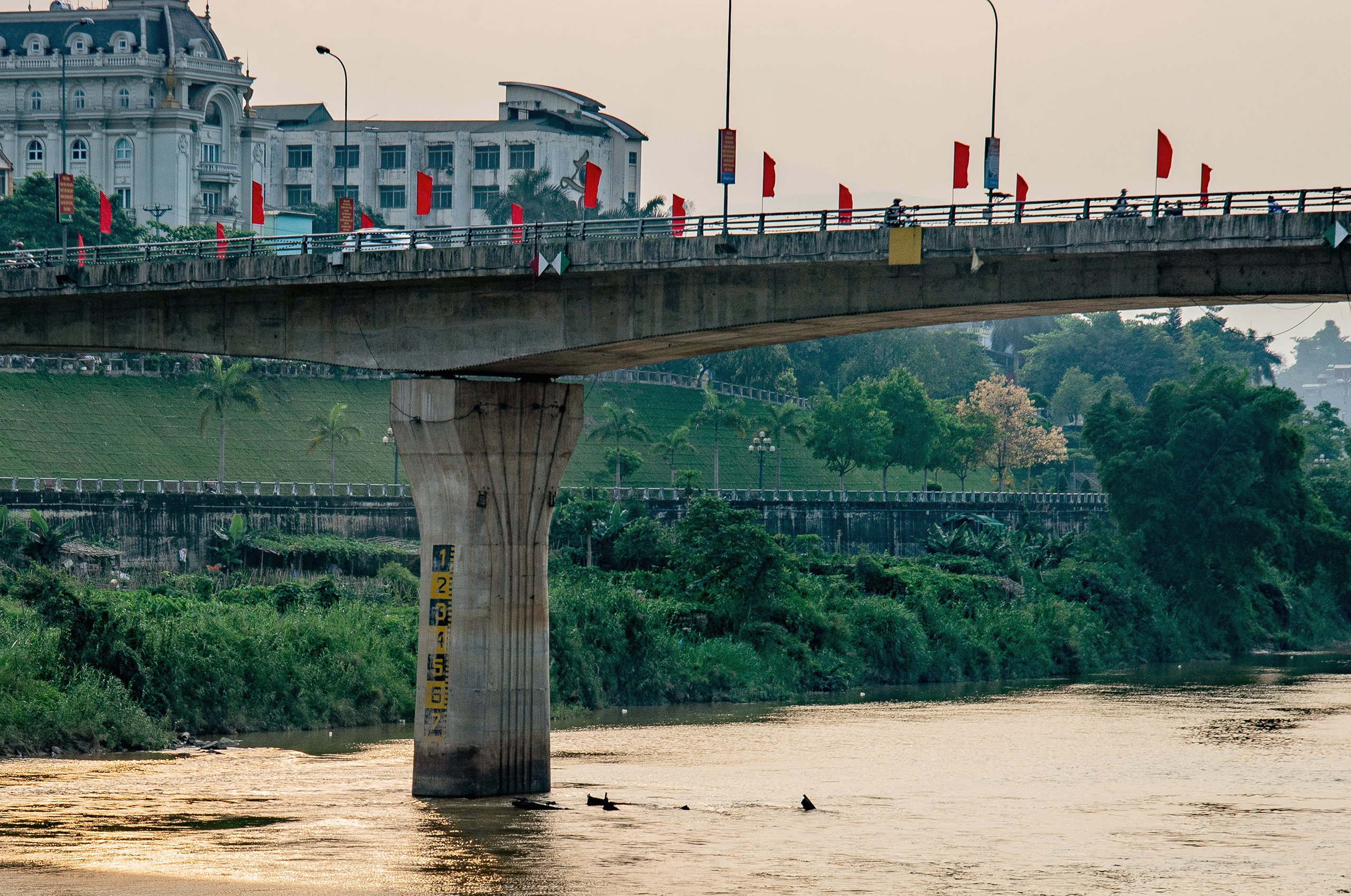 The Coc Leu bridge over the Red River in Lao Cai, Vietnam, Linh Pham