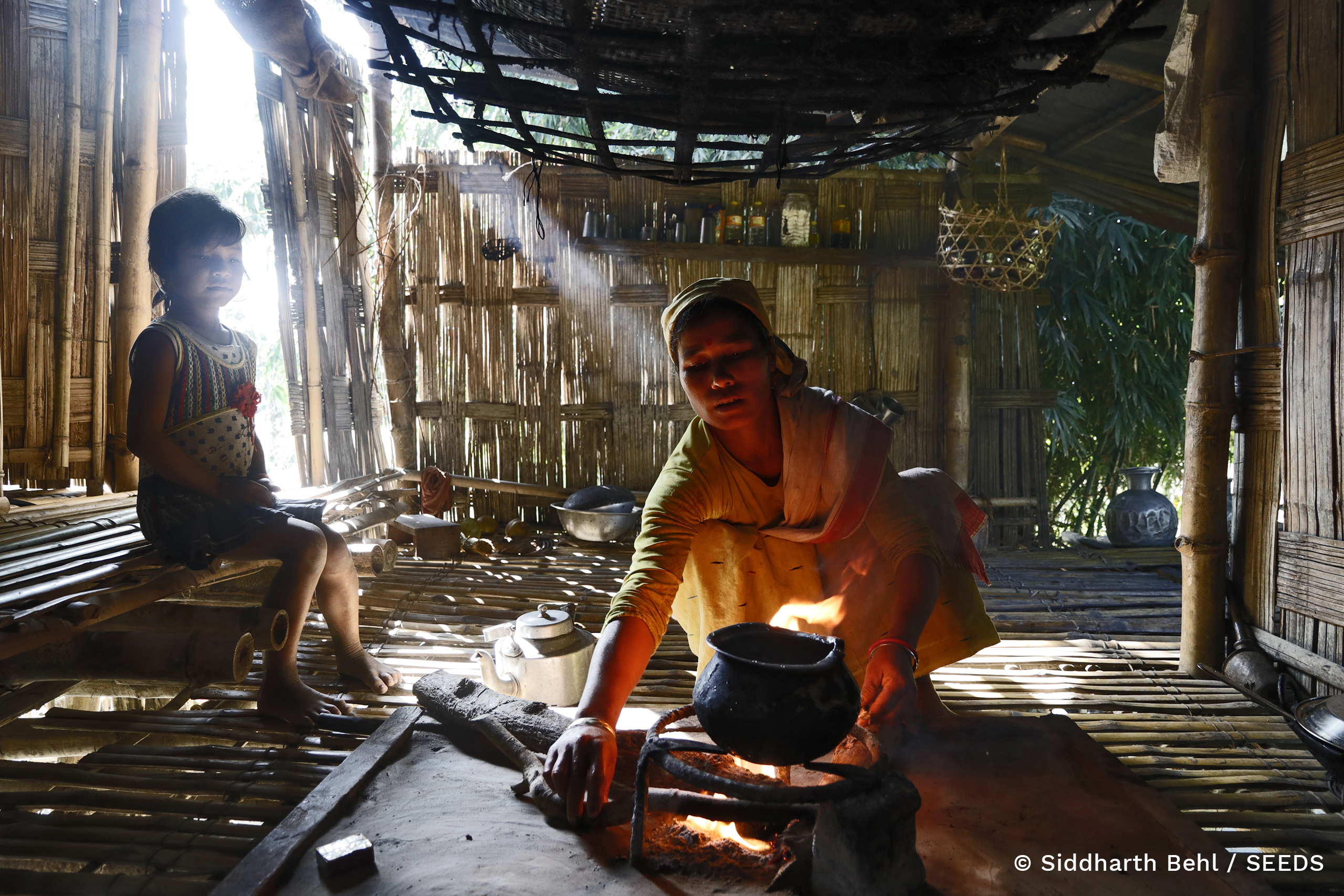 Inside a stilt house in Assam, India, SEEDS / Siddharth Behl