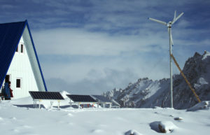 Research station at the Adygine glacier complex in the Tien-Shan mountain range, Kyrgyzstan, Image Michal Cerny