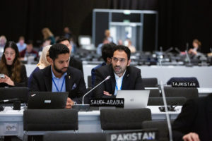 <p>The closing plenary of COP25 in Madrid, 2019. Days before COP26, Saudi Arabia, which is in the Like-Minded Developing Countries Group, announced it aims to reach net-zero carbon emissions by 2060. (Image: James Dowson / UN Climate Change)</p>