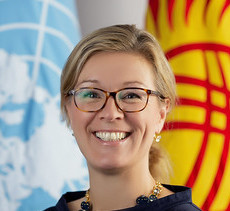 Louise Chamberlain, UNDP Resident Representative, Kyrgyzstan