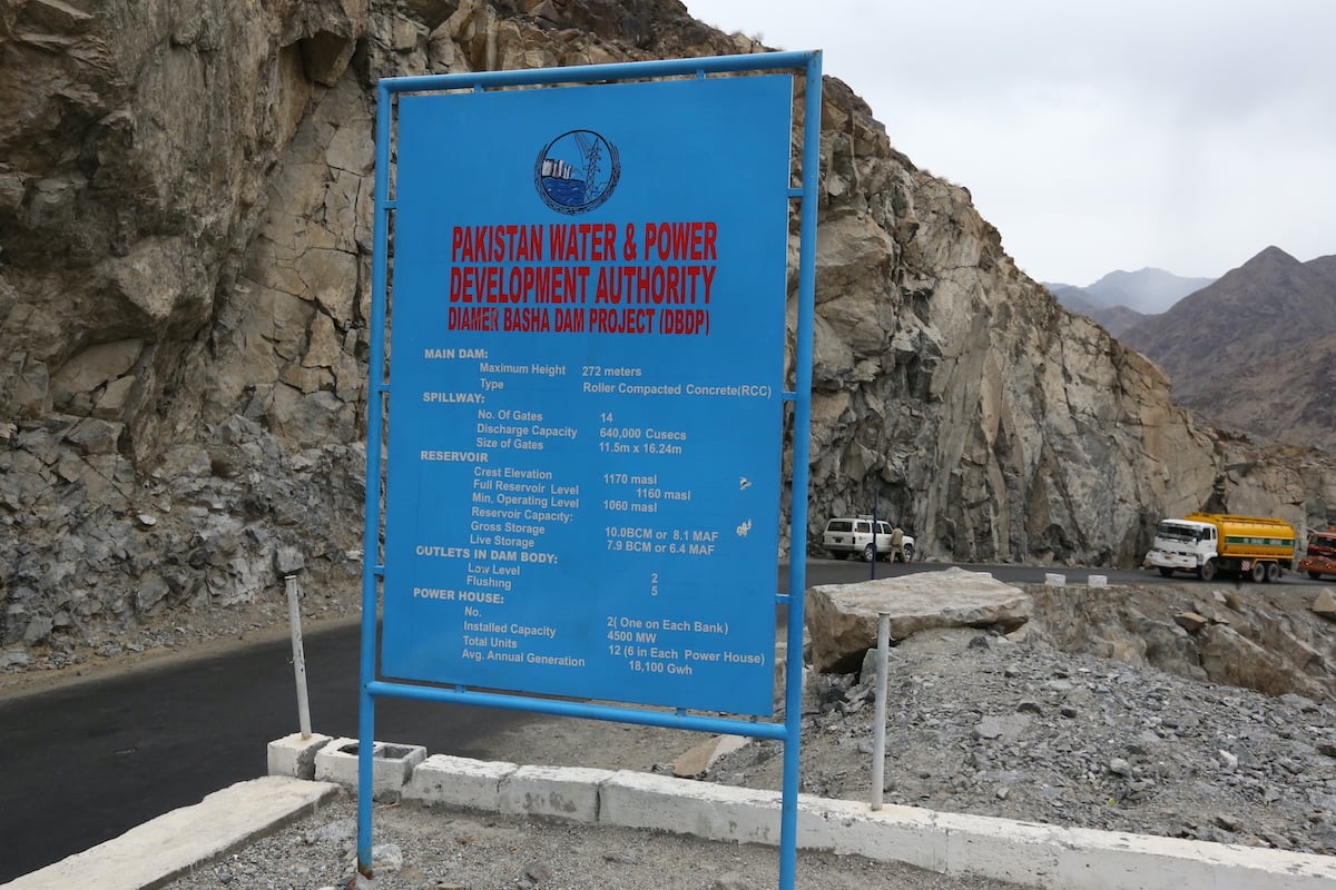 Project site of the Diamer Bhasher hydropower plant, Pakistan, Asghar Hussain