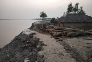 <p>A damaged embankment in Koyra sub-district of Khulna, southwest Bangladesh (Image: Gouranga Nandy)</p>