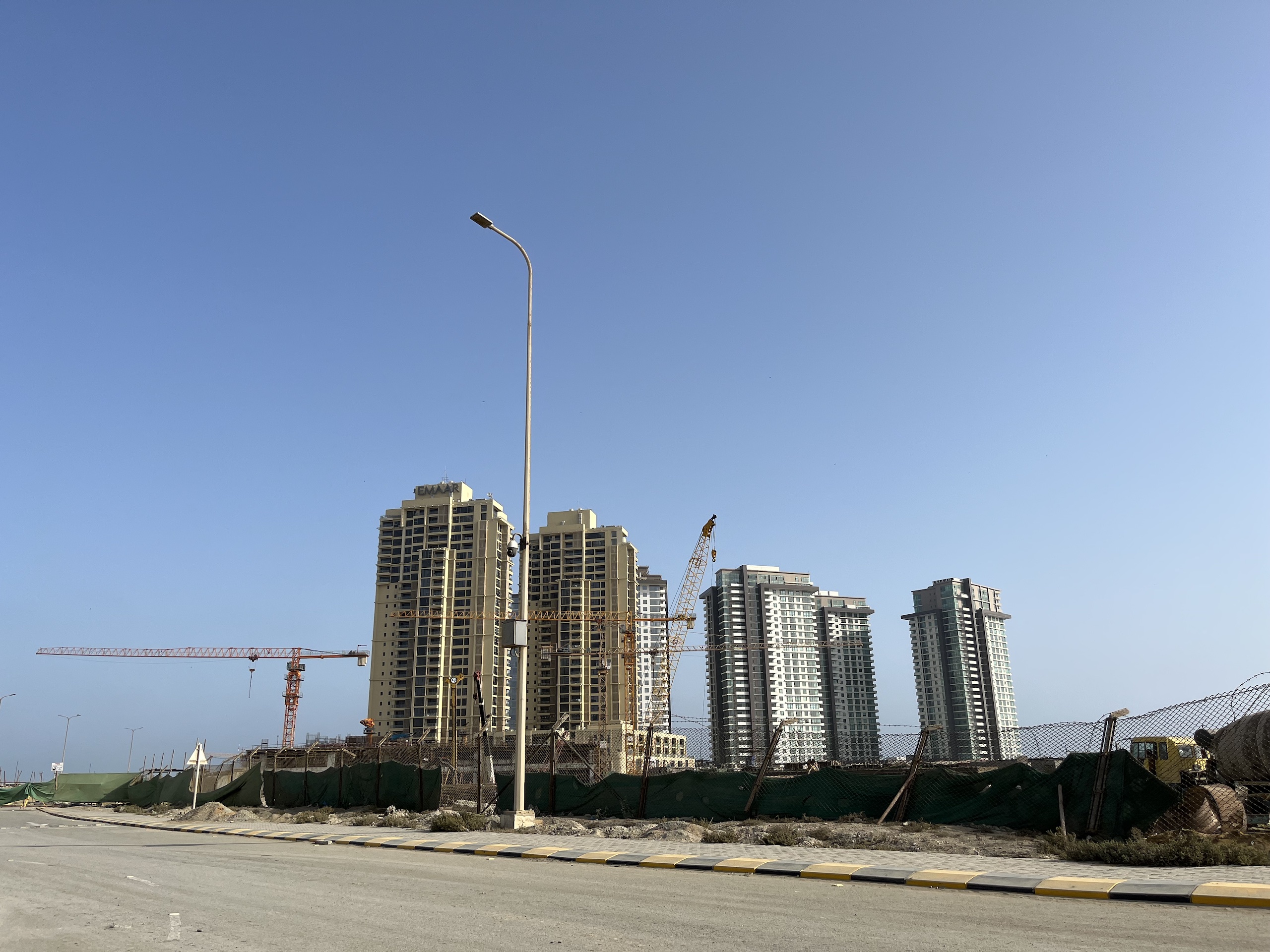 Buildings under construction in Phase 8