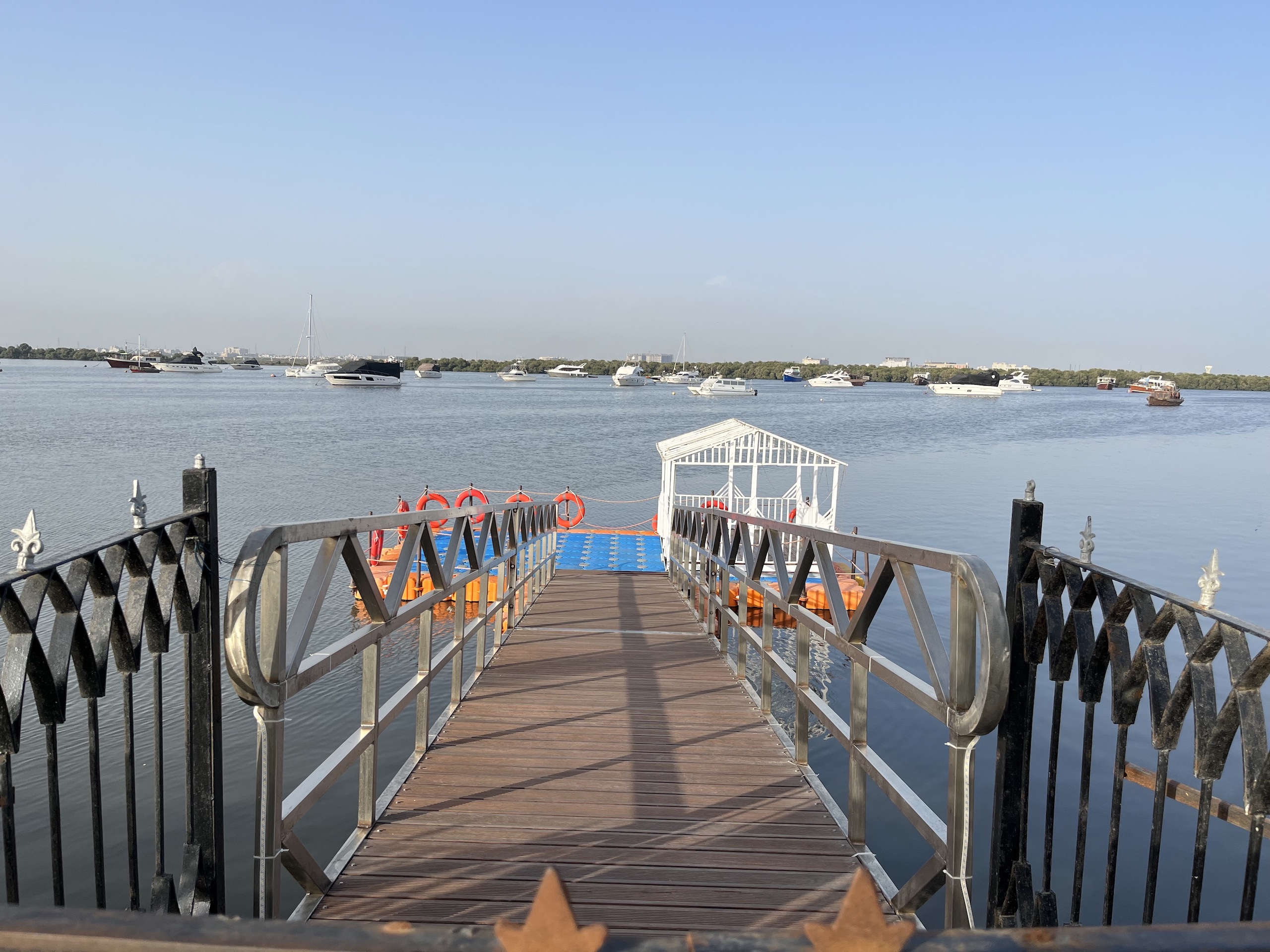 The jetty Marina Club, which was once the site of an ancient fishing village and is now a club for Karachi’s elite spread over more than 5 hectares of reclaimed land