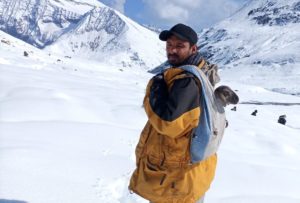 Kashmir: Mountaineer Raees Khan launched a rescue effort for pastoralists and livestock struck by heavy summer snowfall at Hans Raj Lake in Neelum Valley