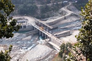 <p>The 25-megawatt Kabeli B1 hydropower station in Panchar district, eastern Nepal, which started to generate electricity in 2019. As Nepal achieves an energy surplus the need for a buyer for this surplus is shaping decisions about who will develop the country’s energy infrastructure, experts say. (Image: Marc Boettcher / Alamy)</p>