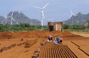 <p>Huge investment in renewable energy is essential if India is to meet its decarbonisation targets. But analysis of investment announcements indicates support for fossil fuels is continuing. (Image: Joerg Boethling / Alamy)</p>